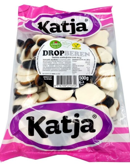 Katja Dropberen / Panda Bear Eple Kanel og Lakris Skumgummi 500 gram Katja Dropberen / Panda Bear Eple Kanel og Lakris Skumgummi 500 gram