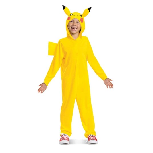 Pokémon Pikachu Kostyme Størrelse Small 4 6 år Pokémon Pikachu Kostyme Størrelse Small 4 6 år