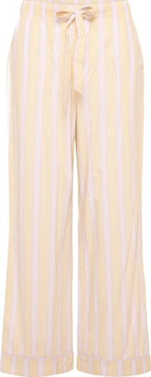 Gina Tricot Poplin Pyjamas Trousers Yellow M