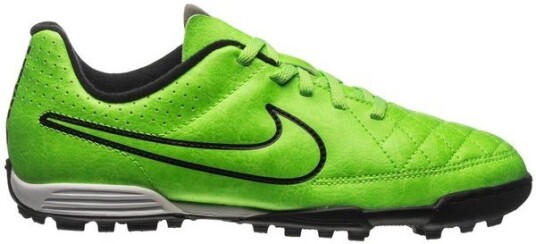 Nike Tiempo Rio II TF Kids Green   Green 28 1/2