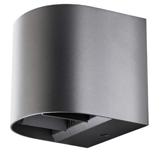 Other Brand Artes round vegglampe opp/ned utendørs IP65 8W 3000K Dimbar - Grafitt Other Brand Artes round vegglampe opp/ned utendørs IP65 8W 3000K Dimbar - Grafitt