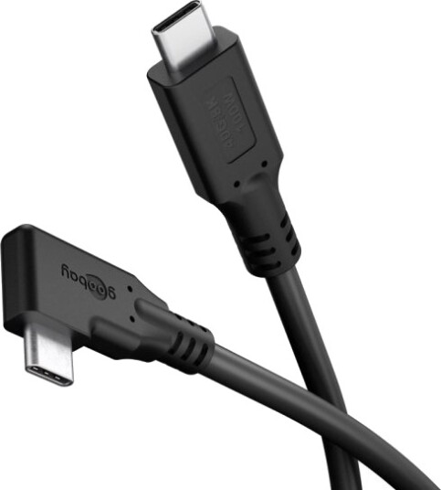 Goobay 79430 1 M Usb C Usb C 40 Gbit/Sek Svart