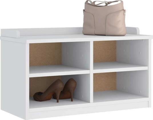  Gangbenk SANDNES hvit 87x40x50 cm heltre furu