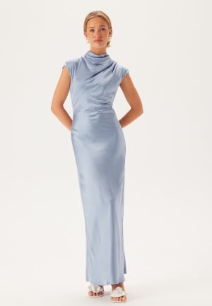 Bardot Auria Satin Maxi Dress 164010 Soft Blue 38UK10 Bardot Auria Satin Maxi Dress 164010 Soft Blue 38UK10