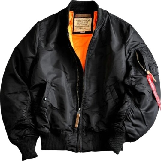 Alpha Industries Dame Jakker Svart S, Alpha Industries Dame Jakker Svart S,