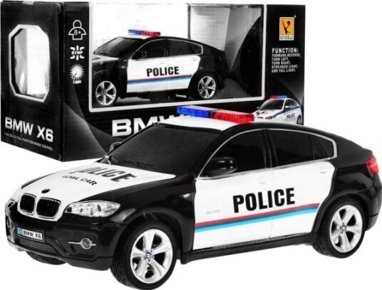 Roger R/C Bmw X6 Politileketøy 1:24