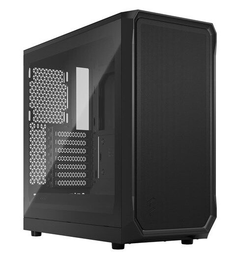 Fractal Design Focus 2 Midi Tower Kabinett Svart TG Med Vindu Fractal Design Focus 2 Midi Tower Kabinett Svart TG Med Vindu