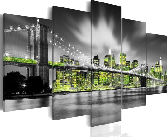 Bilde Lime Soul Of New York 100x50 Artgeist sp. z o. o.