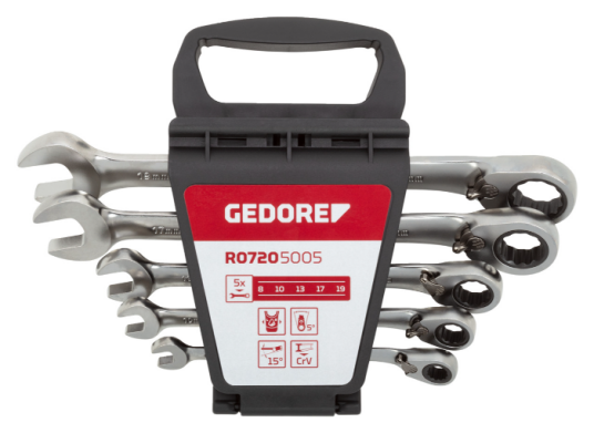 Gedore 40 mm Kombinasjonsnøkkel i Krom-Vanadium Stål, 688 g Gedore 40 mm Kombinasjonsnøkkel i Krom-Vanadium Stål, 688 g