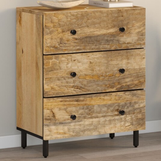 Sideskap 60x33x75 cm heltre mango 8720845423124