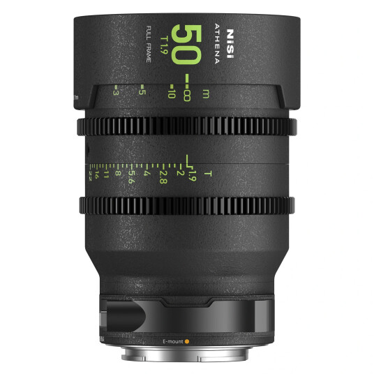 NiSi Cine Lens 50mm T1.9 E-Mount Athena Prime NiSi Cine Lens 50mm T1.9 E-Mount Athena Prime