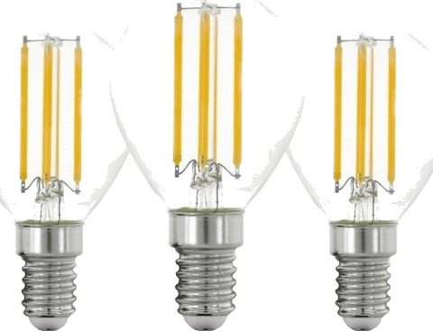 Eglo E14 P45 7W 806 Lm 2700K 3 Stk Klar