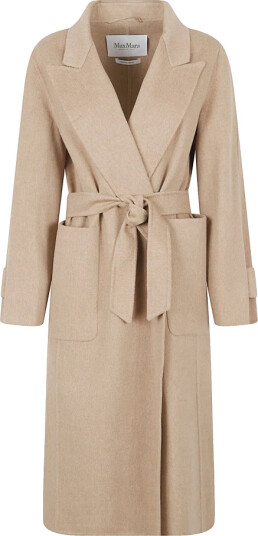 Max Mara Dame Frakker Brun 3XS,