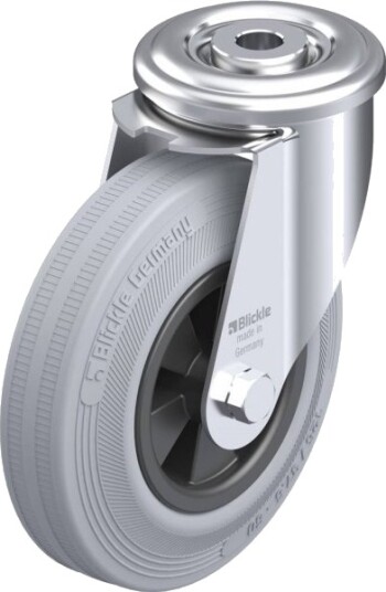 Blickle 567727 Ler-Vpp 125G-Sg Hjul, Hjuldiameter 125 Mm, Bæreevne (Maks.) 100 Kg, 1 Stk Blickle 567727 Ler-Vpp 125G-Sg Hjul, Hjuldiameter 125 Mm, Bæreevne (Maks.) 100 Kg, 1 Stk