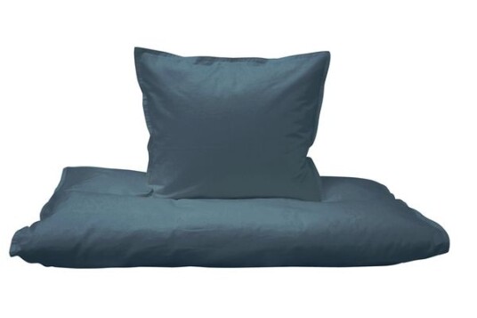 Cozy  Sengesett  80x100 / 35x40  Dyp Blå