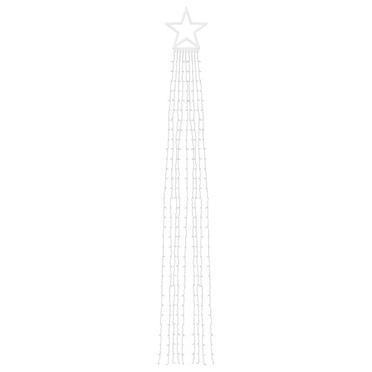 vidaXL Juletrelys 320 LEDs blå 375 cm vidaXL Juletrelys 320 LEDs blå 375 cm