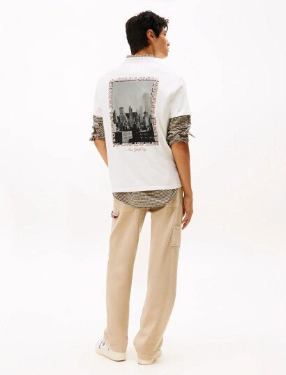 Tommy Jeans Tjm Reg Photo Tee - White - S