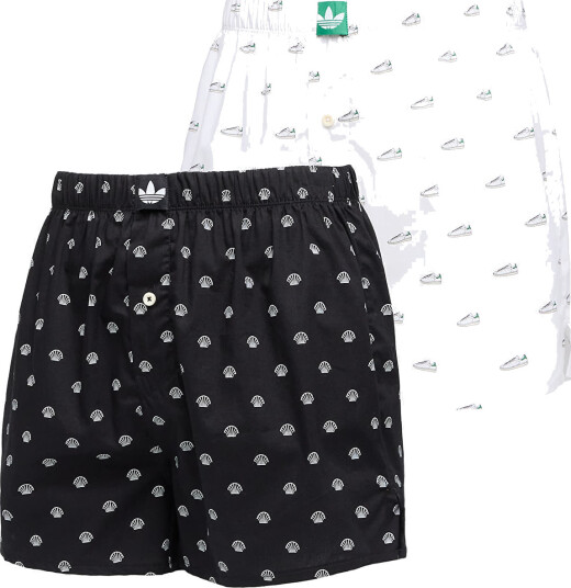 Boxershorts adidas Woven Boxer 2 Pack Black/ White L