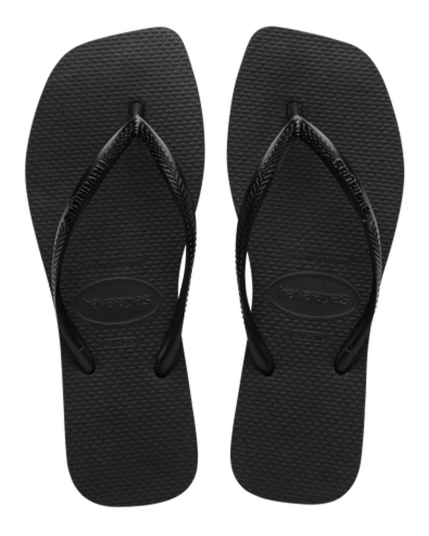 Havaianas Slim Square Black 37/38 Brazil 