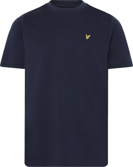 Lyle & Scott Midweight Cotton Plain T Shirt Navy 10 11