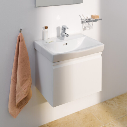 LAUFEN PRO SERVANTSKAP 52 CM 1 SKUFF & 1 INNVENDIG SKUFF HVIT MATT