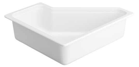 VEGA Kantine Melamin GN 2/4; Størrelse GN 3/6, 35.3x32.5x10 cm (LxBxD); Hvit
