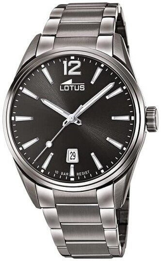Lotus Herreklokke 18684/1 Chrono Sort/Stål Ø42 mm