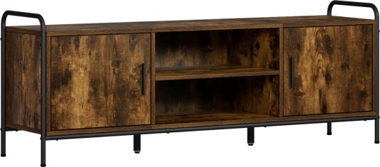 vidaXL TV skap 133 x 33 x 50 cm Røkt Eik Konstruert tre