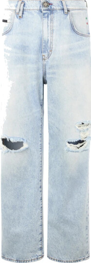 Philipp Plein Herre Jeans Blå W33,