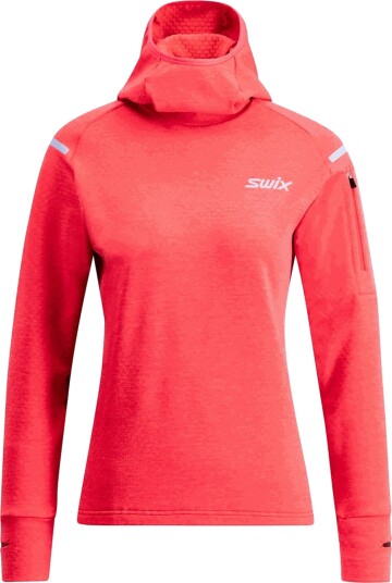 Swix Pace Midlayer Hooded W Cayenne L Swix Pace Midlayer Hooded W Cayenne L
