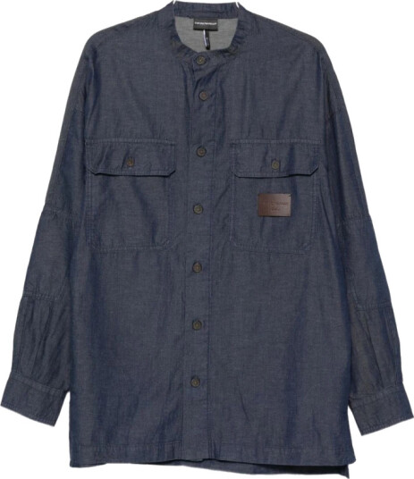 Emporio Armani Herre Skjorter Blå S,
