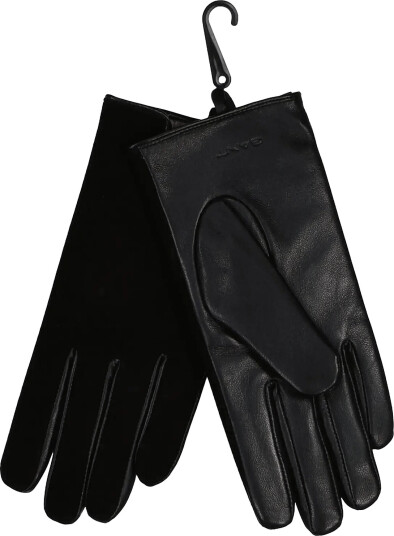 Gant Leather Suede Gloves - Black - S