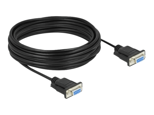 Delock Nullmodemkabel DB 9 Til DB 9 10m Delock Nullmodemkabel DB 9 Til DB 9 10m