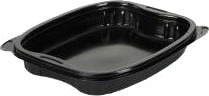 Bakke Bistro 500 Ml 190X155x30 Mm Pp Sort,6 Ps X 50 Stk/Krt