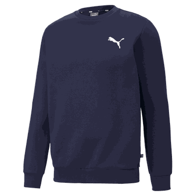 Puma ESS Small Logo Crew FL collegegenser herre Blå S