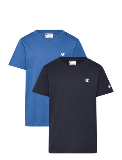Champion 2 Pack Ss Tee Blue 102 107
