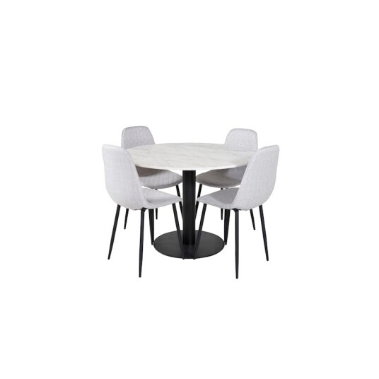 Venture Home Spisegruppe Venture Home Estelle med 4 Phoi Stoler Polyester GR20464