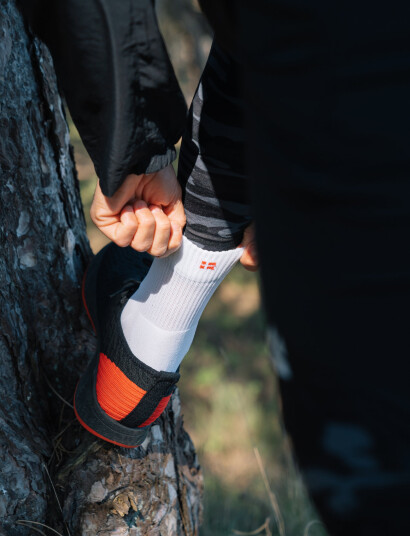 Danish Endurance Long Distance Running Socks White 39 42