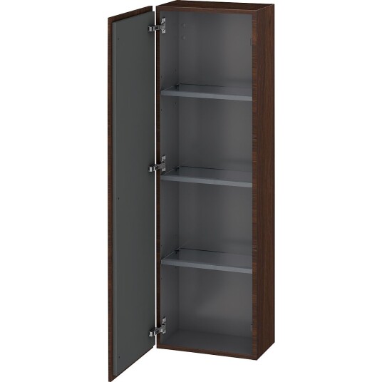 Duravit L-Cube Halvhøyt skap m/1 dør 400x1320x243 mm Børstet Valnøtt