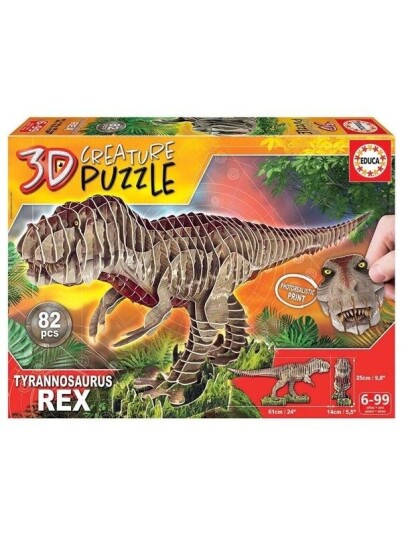 Educa T-Rex 3D Creature Puzzle Educa T-Rex 3D Creature Puzzle