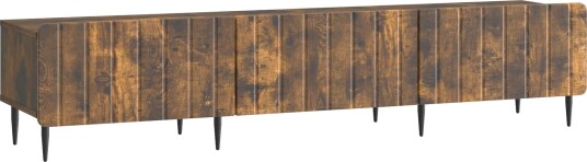 TV skap med skuff Røkt Eik 147 x 34,5 x 32 cm Konstruert tre TV skap med skuff Røkt Eik 147 x 34,5 x 32 cm Konstruert tre