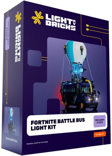 Light My Bricks Fortnite Battle Bus lyssett