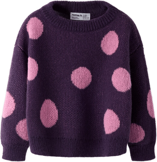 Name It Nmfolisa Ls Knit Bf Purple 98 Name It Nmfolisa Ls Knit Bf Purple 98
