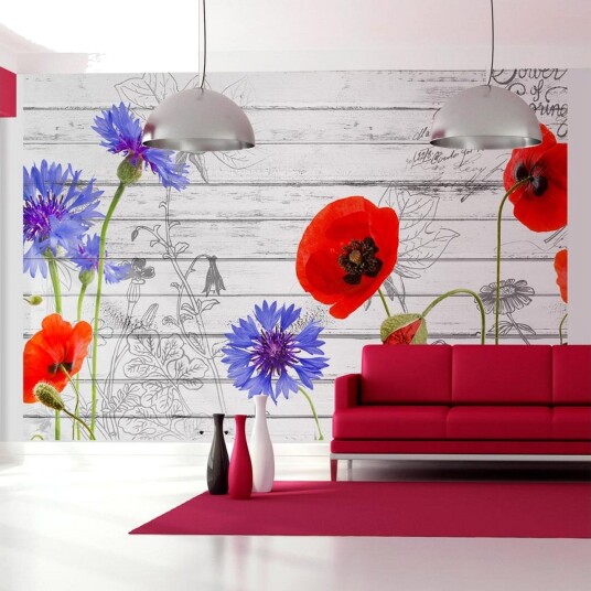Tapet Wildflowers  250x175 - Artgeist sp. z o. o.