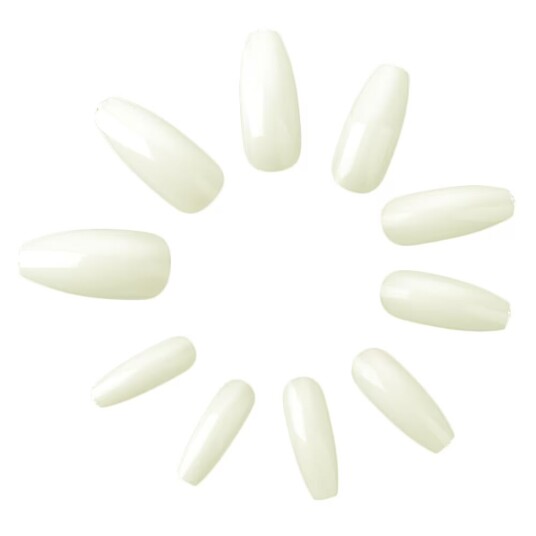 Otego 500st nageltippar ballerina mjölkvita lösnaglar akryl tippar Otego 500st nageltippar ballerina mjölkvita lösnaglar akryl tippar