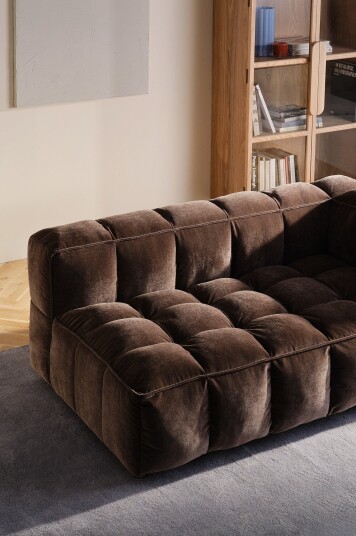 Jotex Sofamodul Høyre Varm gråbrun MEDFORD 1735962030