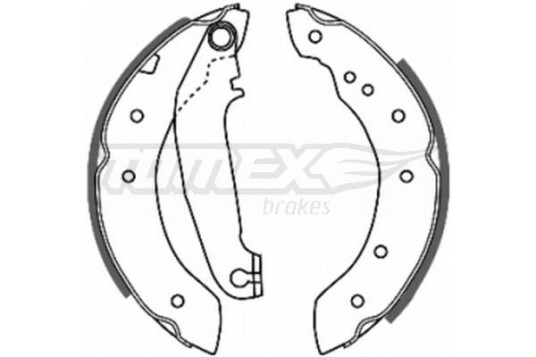 Bremsesko sett TOMEX Brakes TX 20 65 Bremsesko sett TOMEX Brakes TX 20 65