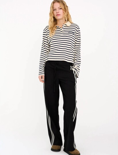 IVY Copenhagen Ivy Augusta Sporty Pant Black 38 IVY Copenhagen Ivy Augusta Sporty Pant Black 38