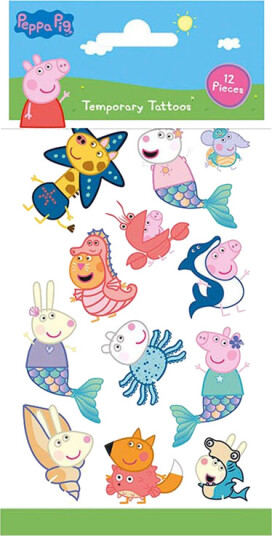 Midlertidig Tatoveringssett Peppa Gris