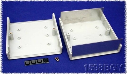 Hammond Electronics 1598Bgy Instrumentskap 134 X 135 X 50 Abs Grå 1 Stk